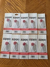 Set of 10 Genuine Zippo Flint cards - 60 lighter flints, 6 Per Card