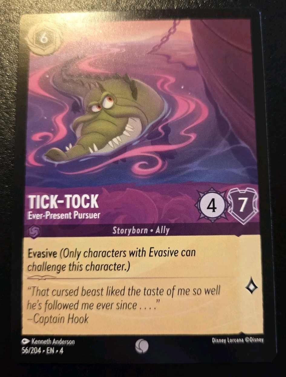 Tick-Tock - Ever-Present Pursuer 56/204 Common Ursula's Return Disney Lorcana