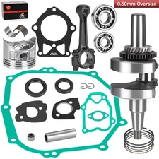 .50mm O.S. Piston Gasket Crankshaft Connecting Rod Kit For YAMAHA G2-A 1985-1991