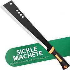 Machete for Yard Work and Cutting Trees Heavy Duty Machetes Brush Clearing Sickl