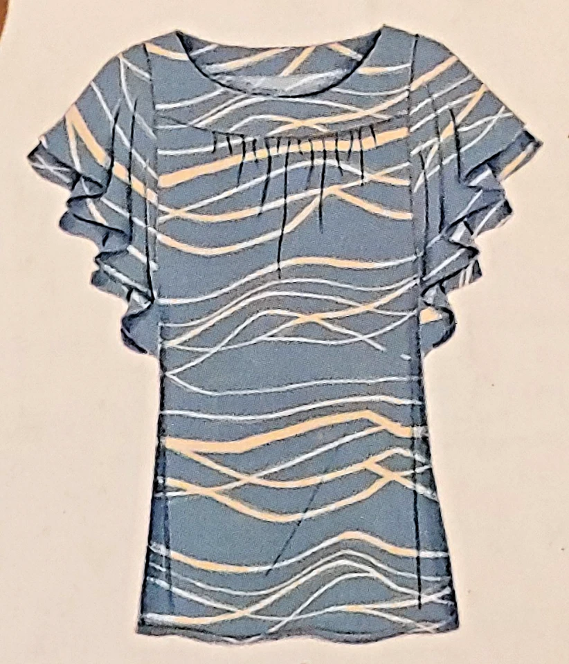 Simplicity NEW LOOK 6939 Tunic Tops 5-styles Size Misses 8 -10-12-14-16-18 - Image 3 of 4