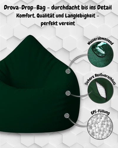 PatchHome Sitzsack XL- Jumbo Sitzkissen Bodenkissen Kinder und Erwachsene - Bild 70 von 203