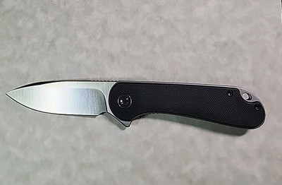 CIVIVI Elementum- Black Scales / Satin Stainless ''3 Blade - Folding Knife