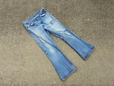 vtg DISRESSED 70s Levis Orange Tab Flared Jeans - 34 x 30 - 646-0217