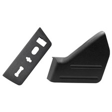 2PCS Compatible with Ford F150 Seat Trim Cover Panel and Left Driver Side Black