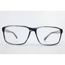 Kirkland Signature KS Hoyt Grey Stripe Rectangular Eyeglass Frames 59-15-145