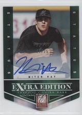 2012 Elite Extra Edition Status Emerald Die-Cut Signatures /25 Mitch Nay Auto