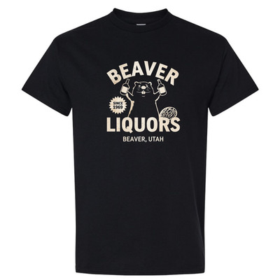 Beaver Liquors Utah Since 1969 T Shirt Funny Vintage Drinking Tee Bar Pub Gift