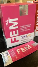 OML Fem Omnilife Sabor Durazno 2-Pack Box with 30 Sachets