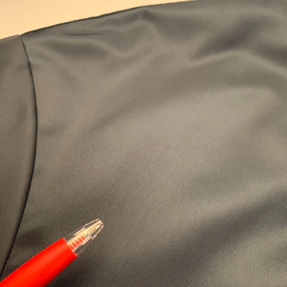 Dolce & Gabbana Bomber Jacket Mens Blue Size 52 Nylon Logo-Plaque Made In Italy - Image 3 of 4