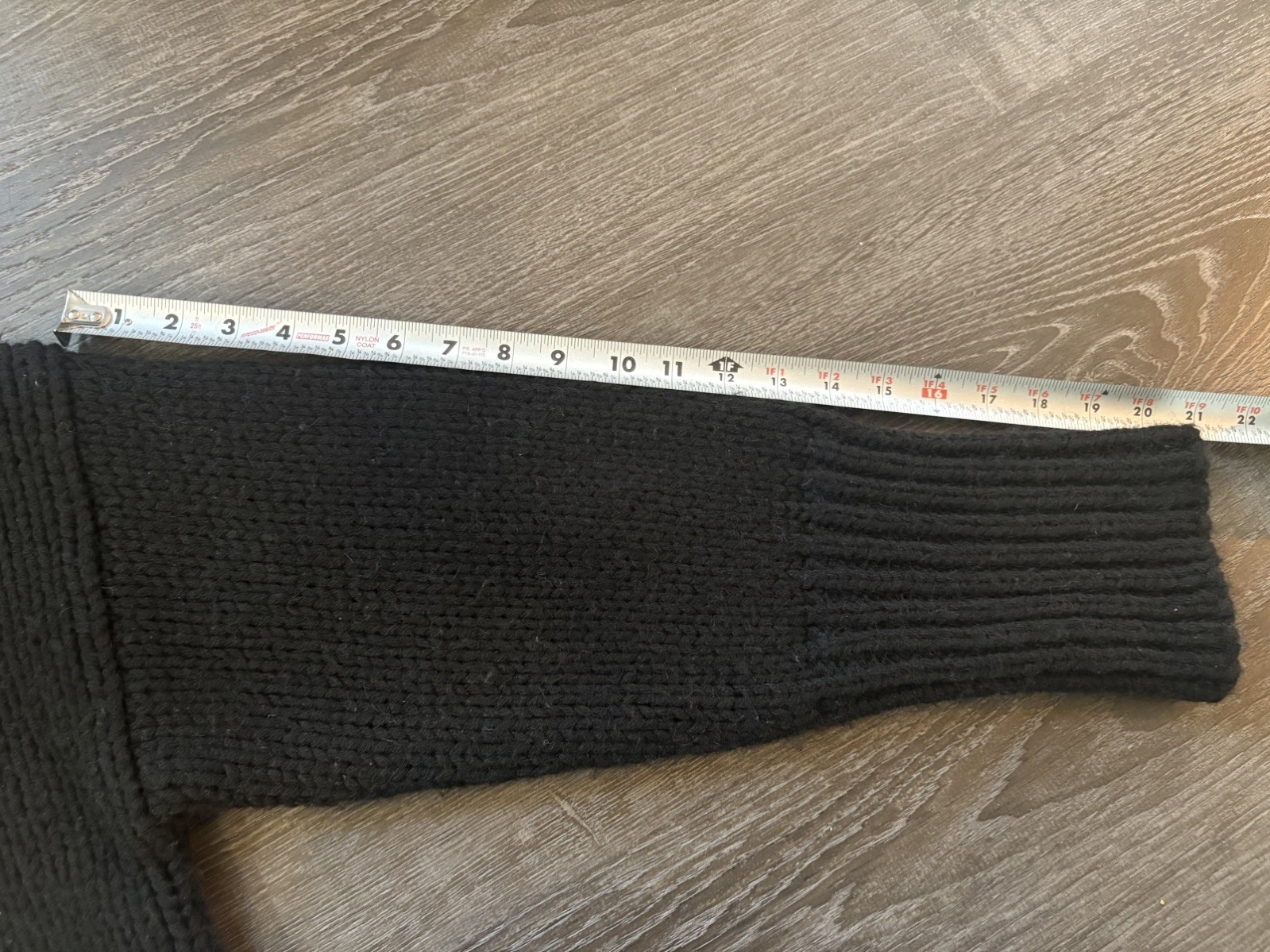 Authentic Moncler Logo Women's Alpaca Mohair Black M Knit Turtleneck Jumper RARE image 9