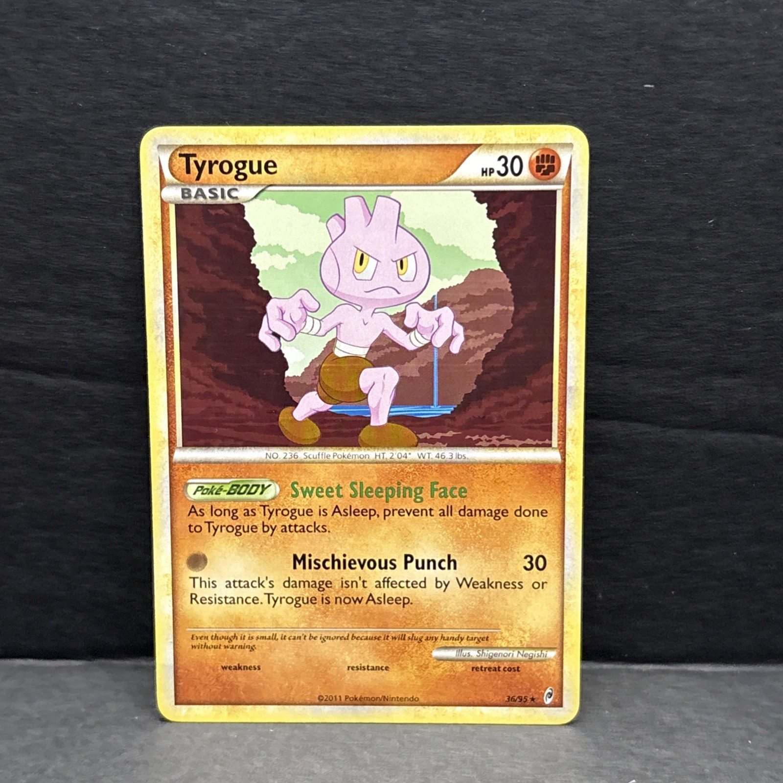 Tyrogue 36/95 Call of Legends Regular Rare Pokémon TCG Card