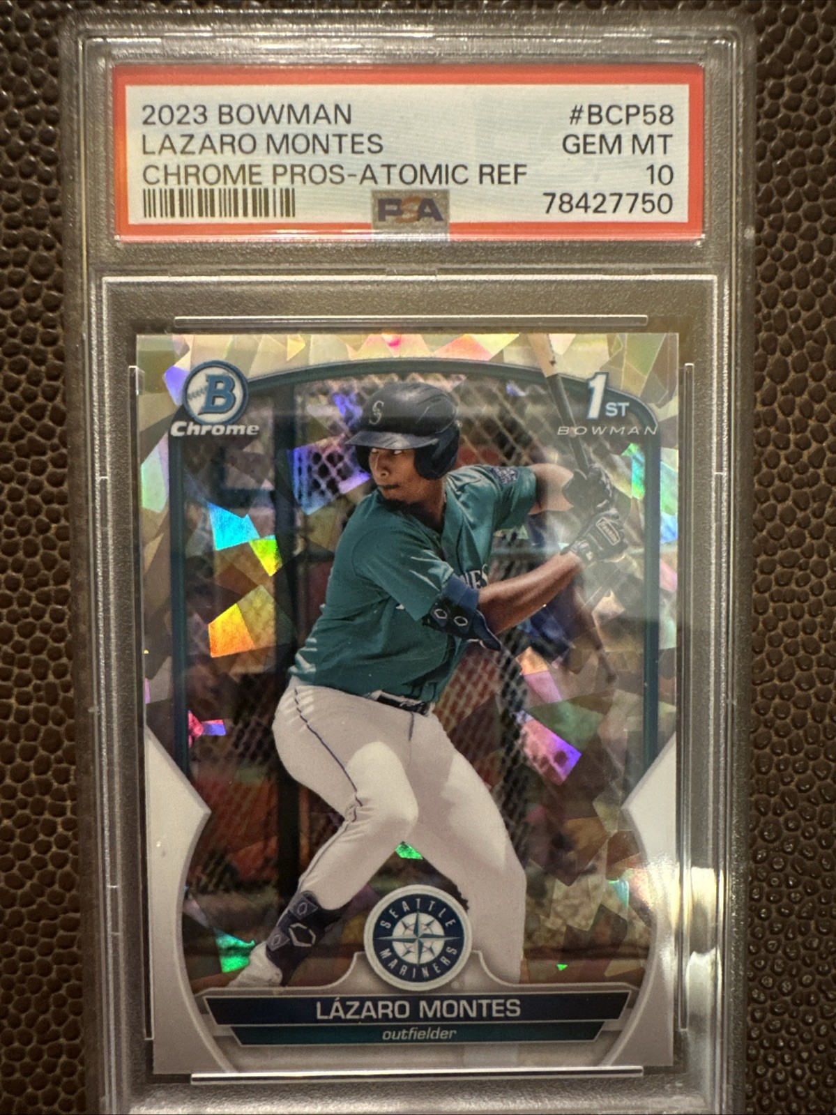2023 Bowman - Chrome Prospects Lazaro Montes #BCP-58 Atomic Refractor (RC)