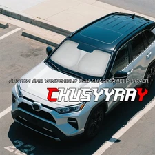 Car Windshield Sun Shade Visor Cover Fits Toyota RAV4 Foldable UV Protection