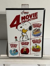 Peanuts 4-Movie Collection DVD New Sealed Charlie Brown Snoopy