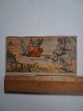 1880s-90s BUTTERFLIES Pulling Chariot VICTORI...