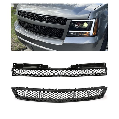 #ad #ad Mesh Grille for 2007 2014 Avalanche Tahoe Suburban Black GM1200591 $103.99