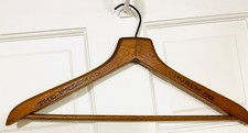 Antique Vintage Advertising Wood Coat Hanger The Freeman Church Co