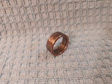 2004 Kennedy Half Dollars size 12  coin ring handmade mixed metals