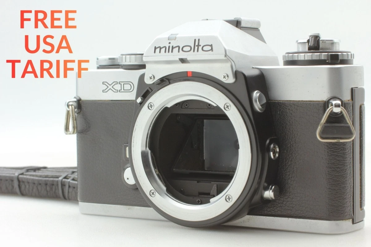 Minolta XD CAMERA FLASHBACK – XD Minolta シルバー フィルムカメラ