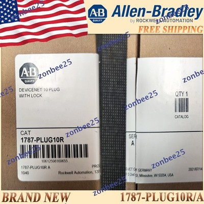New in Box AB 1787-PLUG10R/A DNet Open Style 10 Position Connector Free Ship&Tax