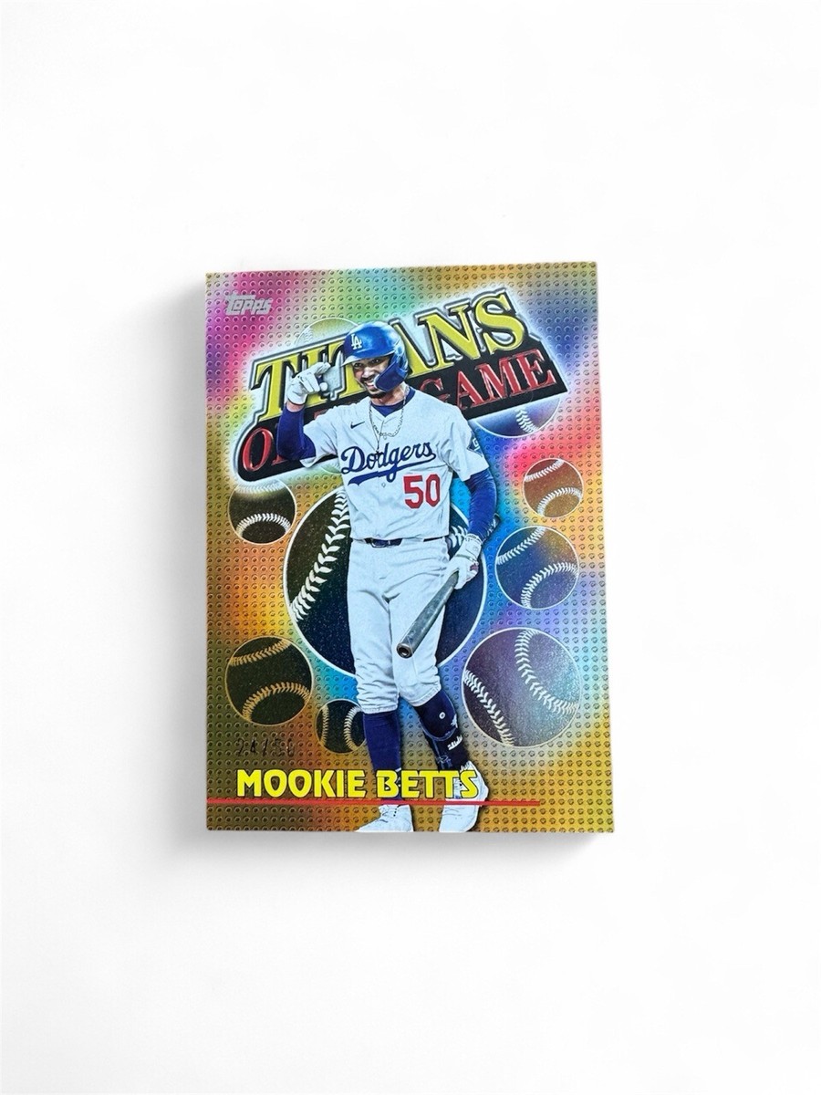 2026 Topps Mookie Betts Titans Of The Game GOLD /50 Dodgers | eBay