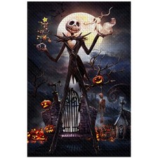 Halloween 1000-Piece Wooden Jigsaw Puzzle Fun Family Activity for All Ages