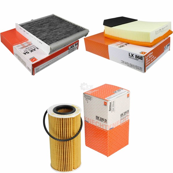 Mahle / Knecht Innenraumfilter LAK 54 Luftfilter LX 868 ÖLfilter OX 370D-image