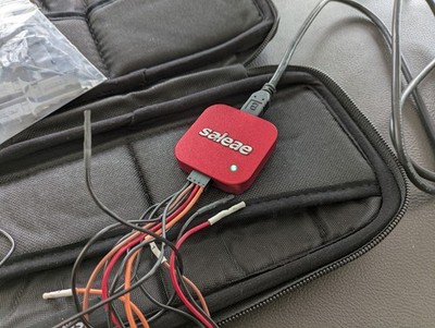 Genuine Saleae Logic 4 USB Logic Analyzer + Probes/Leads + Case Tested - Red