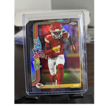 Topps 2025 Chrome Future Stars Xavier Worthy Rookie Refractor #FS-5 Chiefs
