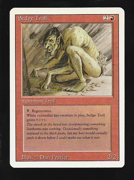 Magic: The Gathering Revised Edition Red Rare Individual