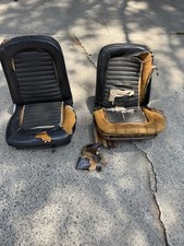 1966 Ford Mustang Black Original Bucket Seats