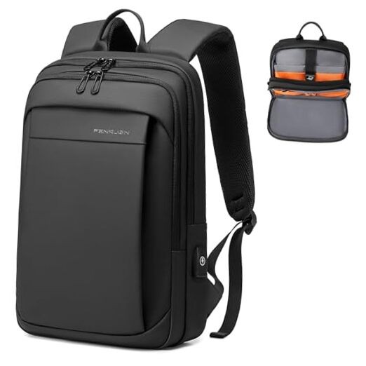 Slim Water Resistant Lightweight Laptop Backpack for Men
