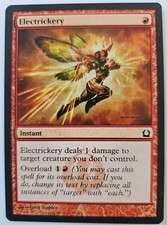 MTG Magic The Gathering Card Electrickery Instant Red Return To Ravnica 2012