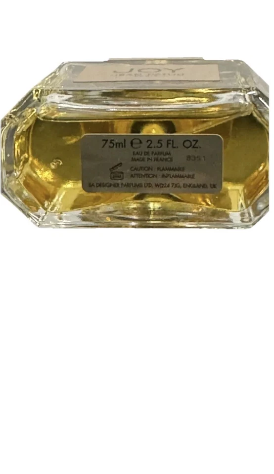 JOY PERFUME JEAN PATOU 2,5 OZ 75 ml EDP Eau De Parfum Spray Mujeres Raro Foto 3 de 4