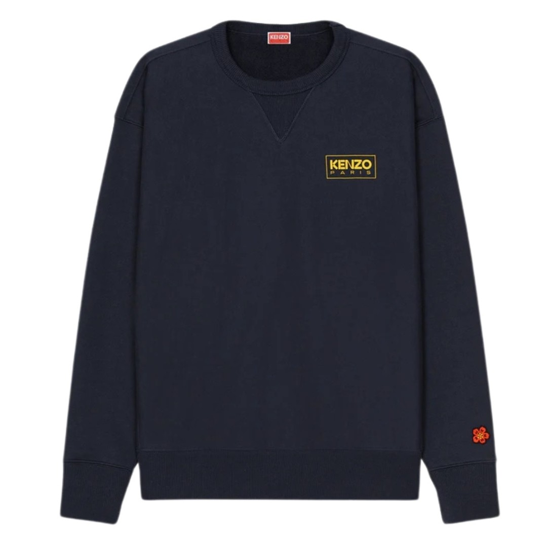 Kenzo Paris Outlined Logo Midnight Blue Sweatshirt 54590₽