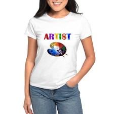 CafePress Artist T Shirt Women's T-Shirt 790566215 