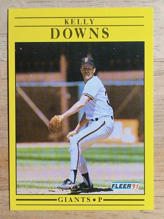 1991 Fleer #261 Kelly Downs