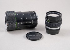 Olympus Zuiko 135mm f4.5 Auto-Macro Late Multicoated with 65-116mm Tube MINT