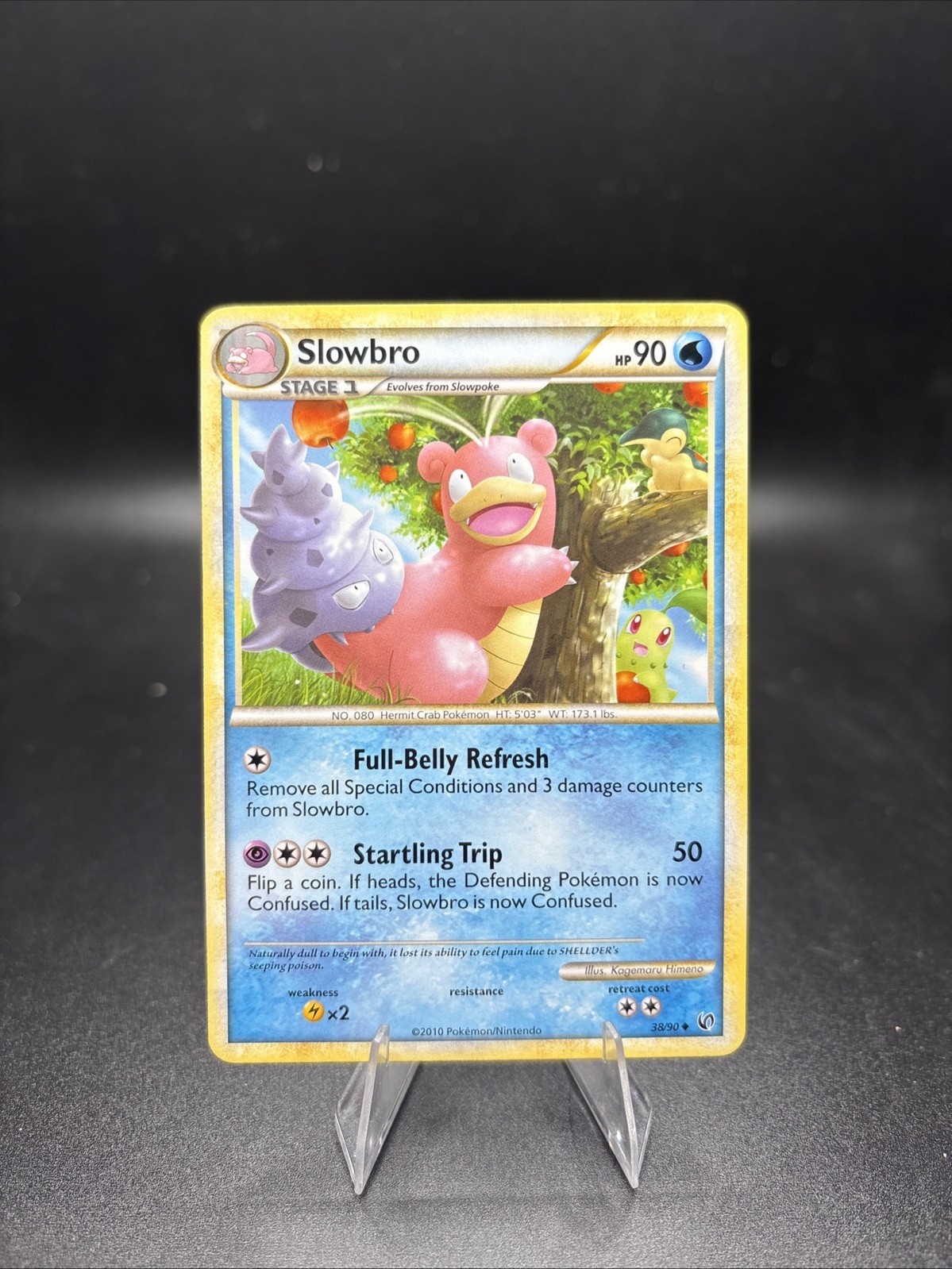 Slowbro 38/90 Uncommon HGSS Undaunted Pokemon Near Mint