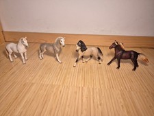 Schleich Pferde Lipizzaner, Holsteiner, Andalusier, Mustang, vier Pferde