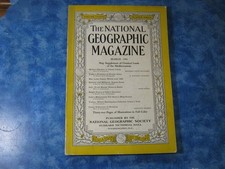 VINTAGE NATIONAL GEOGRAPHIC March 1940 GRECIAN ODYSSEY Italy Roman Ruins -Radio