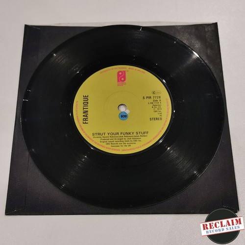 frantique - strut your funky stuff 7" vinyl record VG