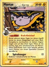 Pokémon Mantax 20/101 EX Dragon Frontiers 2007 Deutsch