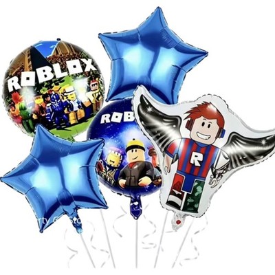 Video Game Themed Birthday Party Decorations Kit Party Supplies, Ro Blox Balloon