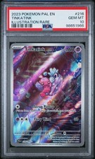Tinkatink 216 PSA 10 2023 Pokémon PAL EN Illustration Rare - LOW POP 282