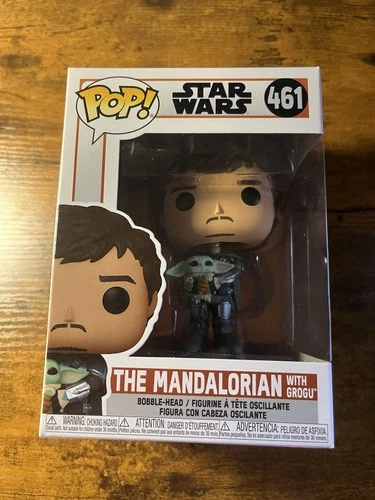 Funko Pop! Star Wars The Mandalorian With Grogu #461 Vinyl Figure