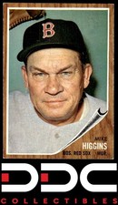 1962 Topps #559 Mike Higgins Boston Red Sox Excellent