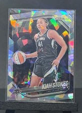 Kiah Stokes 2025 Panini WNBA Prizm #58 Cracked Ice