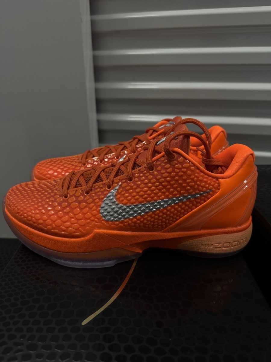 Men's Size 11.5 Nike Kobe 6 Proto Total Orange Brand New IH1871